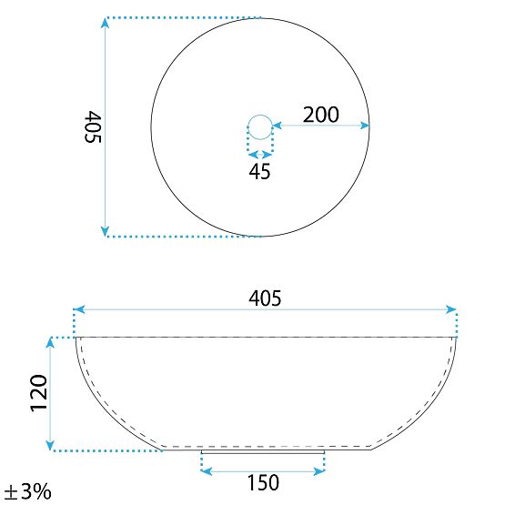 Umywalka meblowa Rea ANIKA