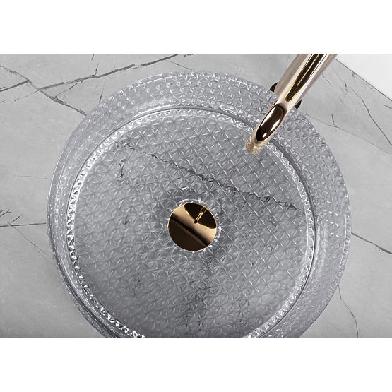 Umywalka meblowa Rea Cristal Light Grey