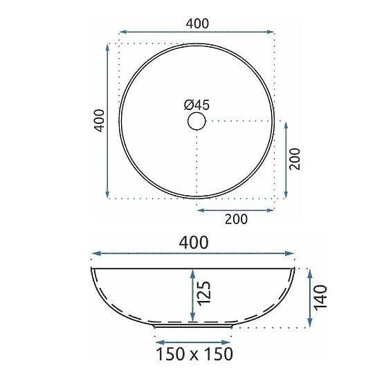 Umywalka meblowa Rea Etno