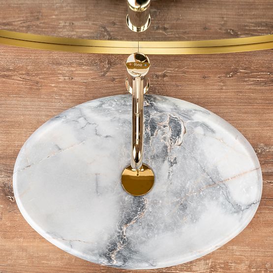 Umywalka meblowa Rea Linda Granit Mat