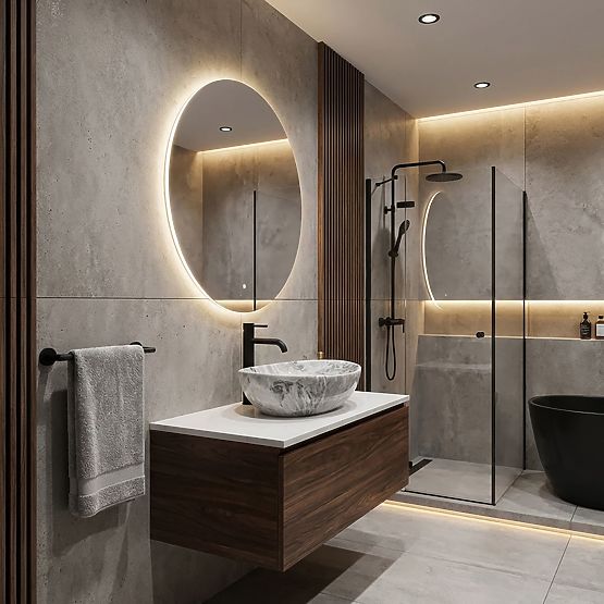 Umywalka meblowa Rea Sofia Stone