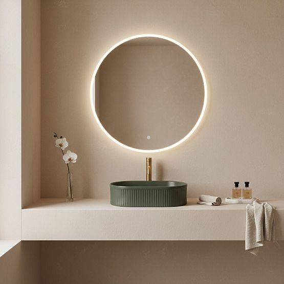 Umywalka meblowa Rea Vanda Olive Matt