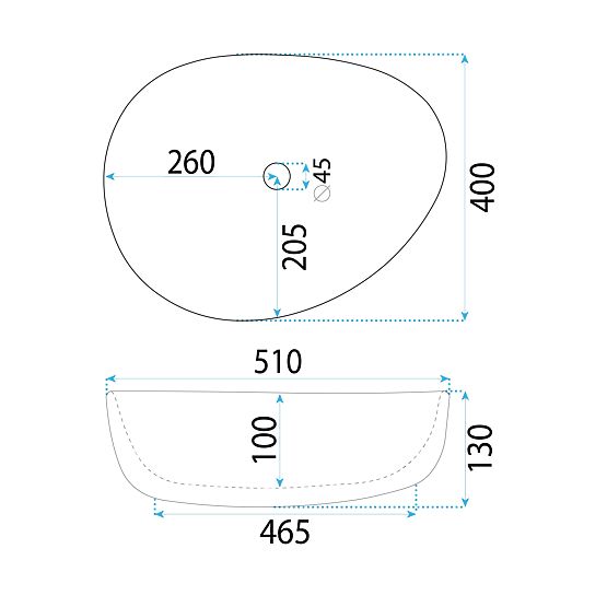 Umywalka meblowa REA VANILA