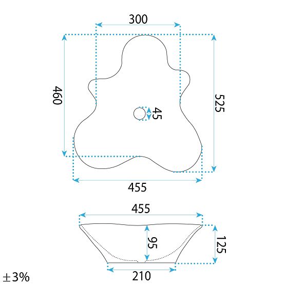 Umywalka nablatowa Rea IZOLDA