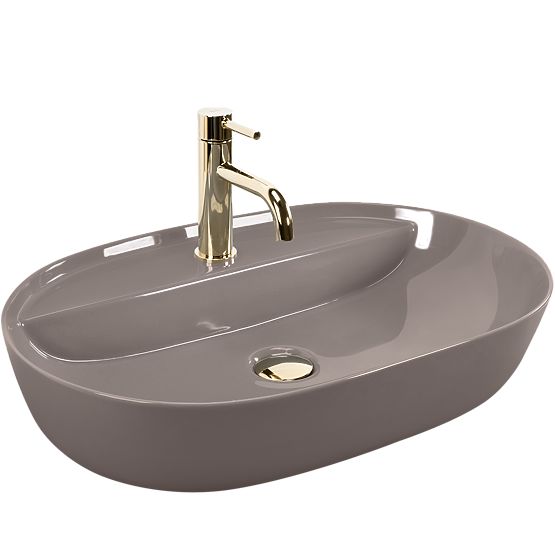 Umywalka REA Aura 61 Beige Shiny