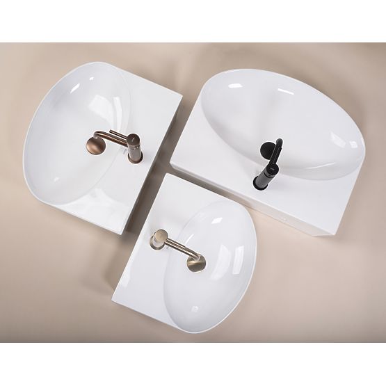 Umywalka ścienna / nablatowa Rea Kim 46