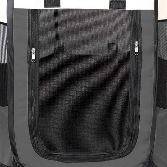 Uniwersalny składany kojec dla psa i kota - szary