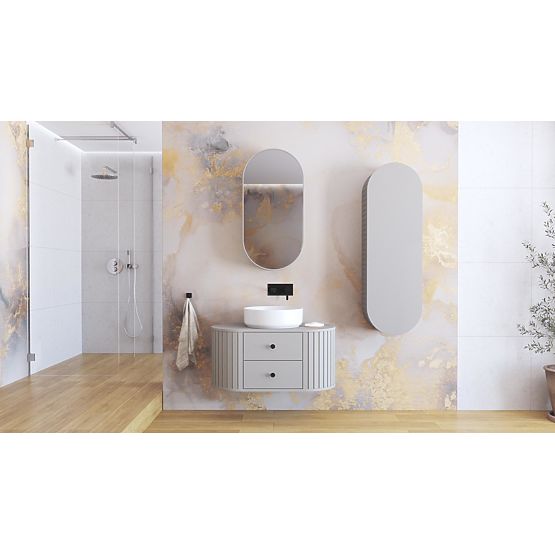 VENEZIA Szafka z lustrem 1D kaszmir (2p=1szt)