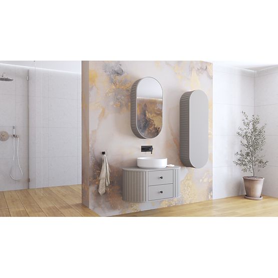 VENEZIA Szafka z lustrem 1D kaszmir (2p=1szt)