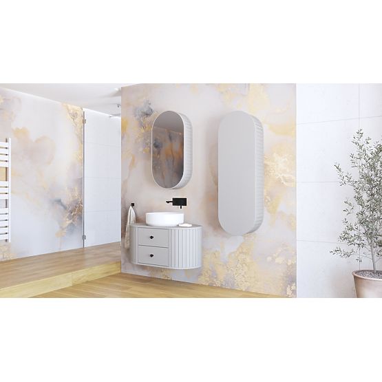 VENEZIA Szafka z lustrem 1D kaszmir (2p=1szt)