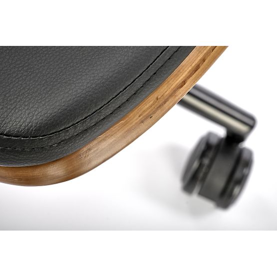 WEBER krzesło biurowe orzechowe / czarne