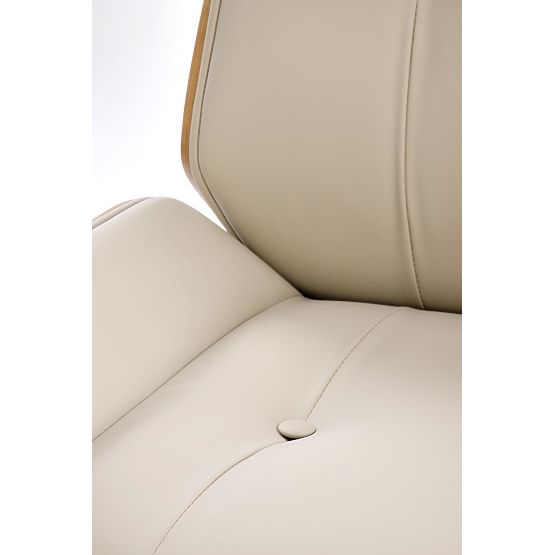 WEBSTER krzesło biurowe orzechowe/beżowe