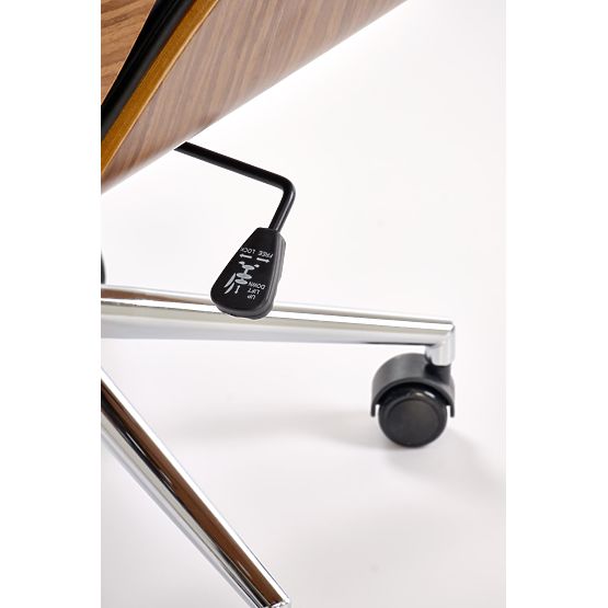 WEBSTER krzesło biurowe orzechowe/czarne