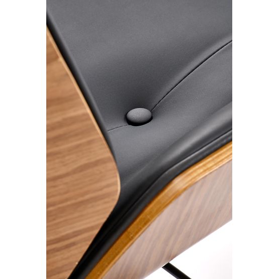 WEBSTER krzesło biurowe orzechowe/czarne