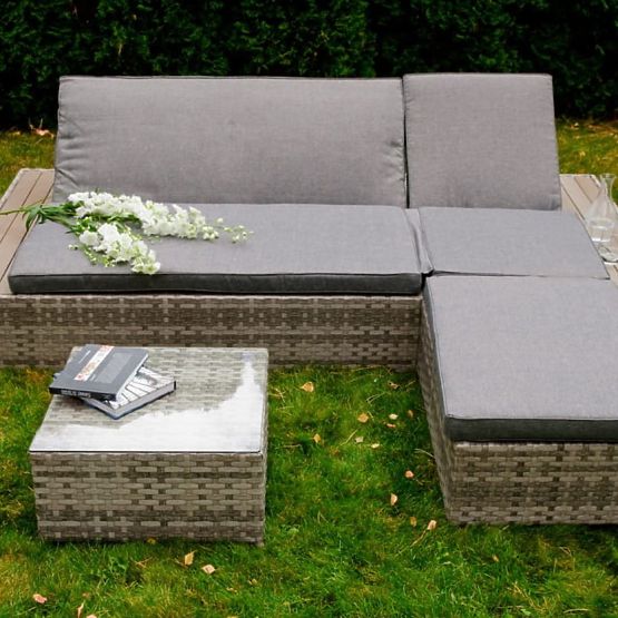 Wielofunkcyjne łóżko z technoratanu DIABOLICO