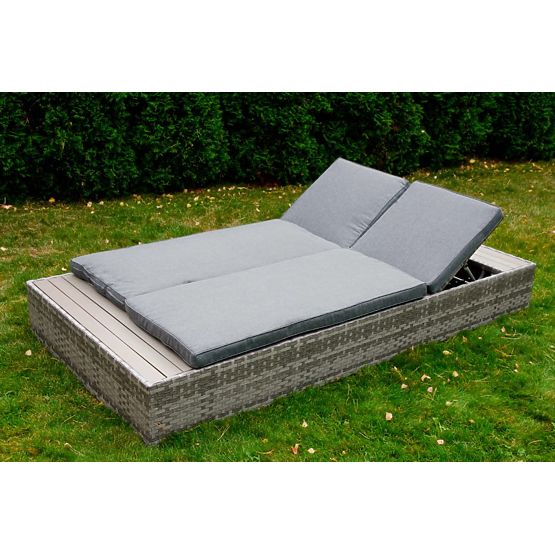 Wielofunkcyjne łóżko z technoratanu DIABOLICO