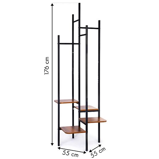 Wieszak z półkami - Nowoczesny