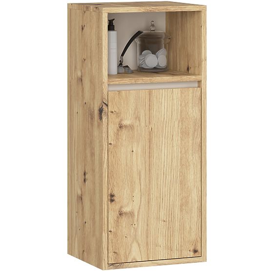 WISZĄCA SZAFKA ŁAZIENKOWA VAMI W35 1D 1W DĄB ARTISAN / KASZMIR