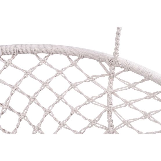 Wiszące krzesło Bocianie Gniazdo TOGO kremowe