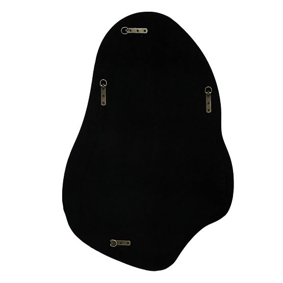 Wiszące lustro Maluma, liliowe, błyszczące