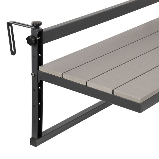 Wiszący stolik balkonowy AGATTI BIS STONEWOOD