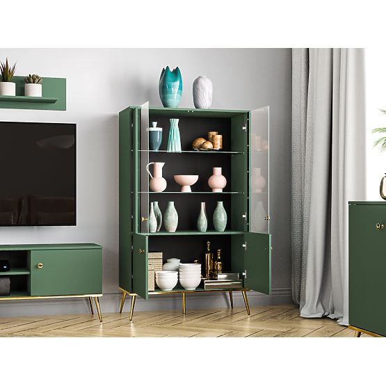 Witryna leśna większa - zielona