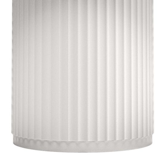 Wolnostojąca umywalka Ciriola, kompozytowa, 45x90 cm, biała, żłobiona