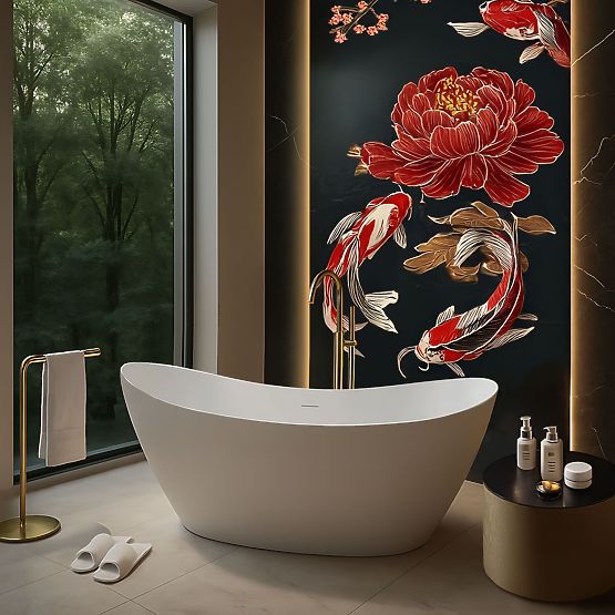 Wolnostojąca wanna Rea Ferrano Slim 170