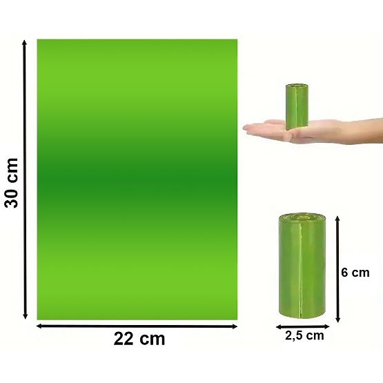 Worki na psie odchody GIZMO 400 sztuk