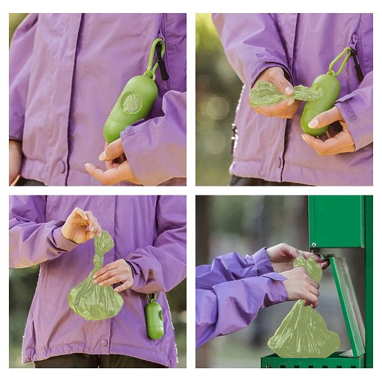 Worki na psie odchody GIZMO 400 sztuk