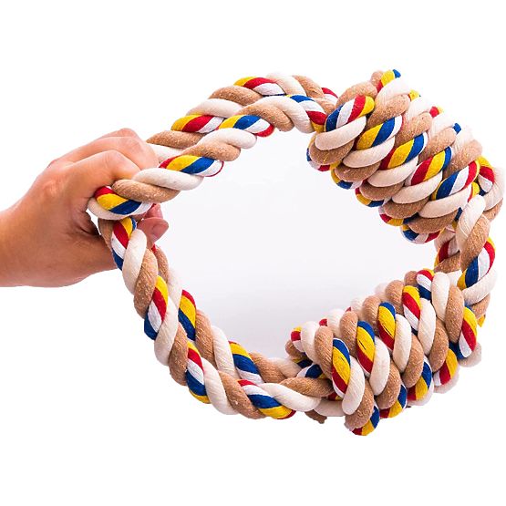 Zabawka do przeciągania z węzłami WALLY 60 cm