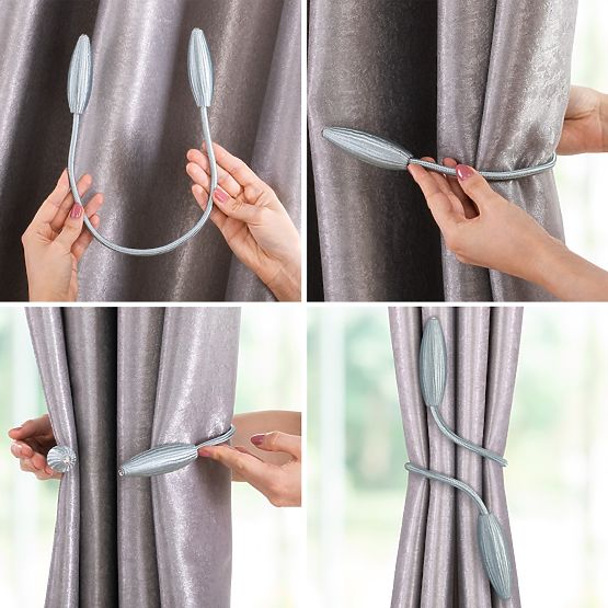 Zasłony - akcesoria BRAMPTON kolor liliowy ameliahome