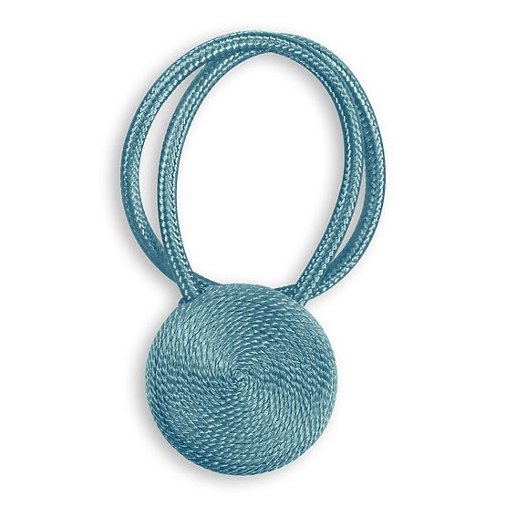 Zasłony - akcesoria CALGARY kolor jasnoniebieski ameliahome