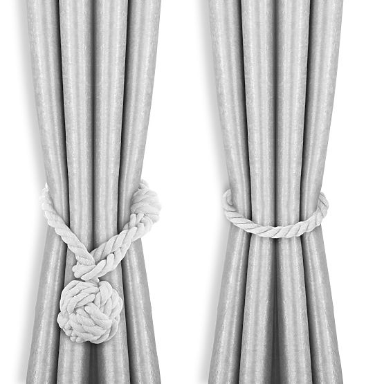 Zasłony - akcesoria DAUPHIN kolor biały ameliahome