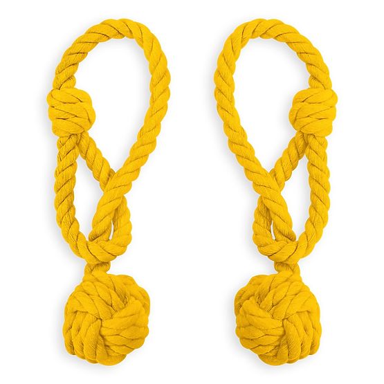 Zasłony - akcesoria DAUPHIN kolor żółty ameliahome