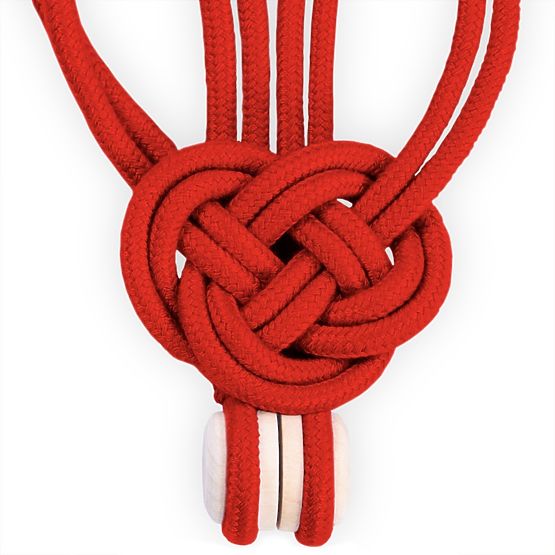 Zasłony - akcesoria EDMONTON kolor czerwony ameliahome