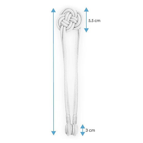 Zasłony - akcesoria EDMONTON kolor indygo ameliahome