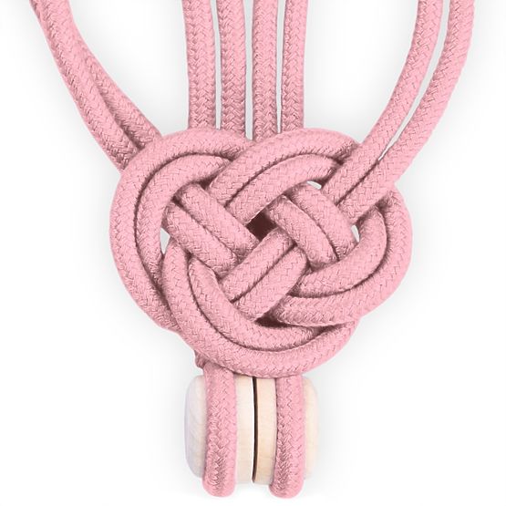 Zasłony - akcesoria EDMONTON kolor pudrowy róż ameliahome