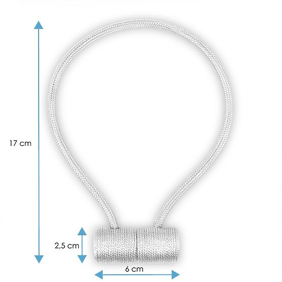 Zasłony - akcesoria HAMILTON kolor jasnoniebieski ameliahome