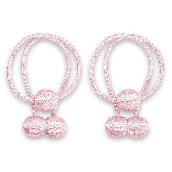 Zasłony - akcesoria MONTREAL kolor pudrowy róż ameliahome