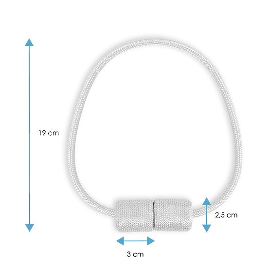 Zasłony - akcesoria SURREY kolor jasnoniebieski ameliahome