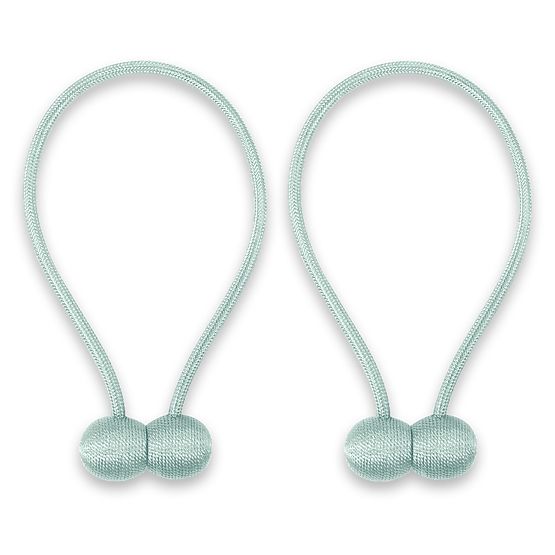 Zasłony - akcesoria TORONTO kolor jasnoniebieski ameliahome