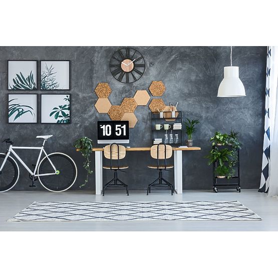 Zegar ścienny LOFT ROUND - 35 cm