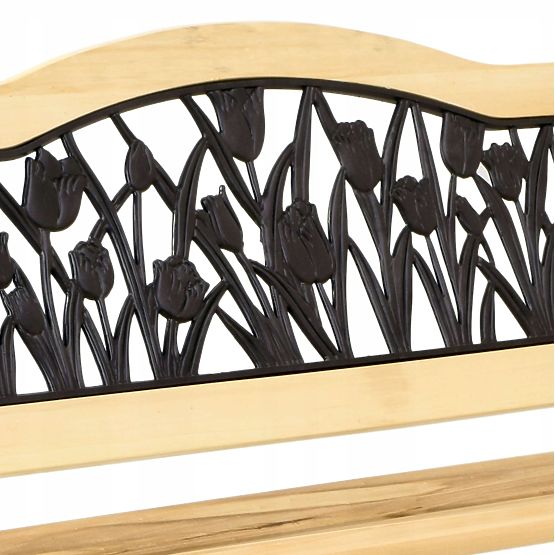 Żeliwna ławka ogrodowa TULIPAN