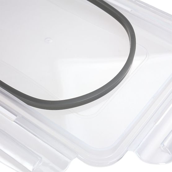 Zestaw 12 plastikowych pojemników RIMINI