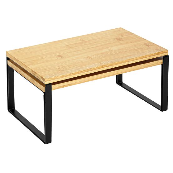 Zestaw 2 bambusowych półek GINGER