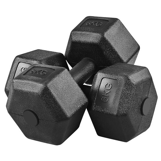 Zestaw 2 hantli KRONOS hantle 2x6 kg
