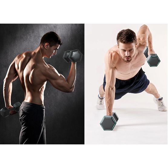 Zestaw 2 hantli KRONOS hantle 2x6 kg