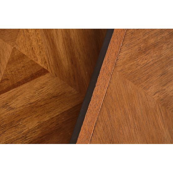 Zestaw 2 ławek ELZA, orzechowy/czarny (1p=1szt)