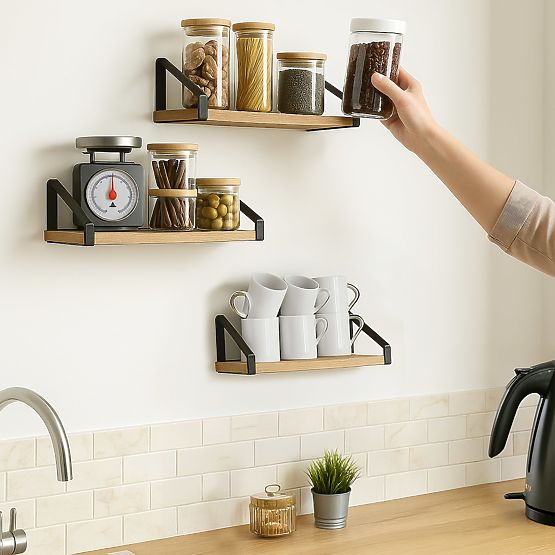 Zestaw 3 półek loftowych SIRIN craft